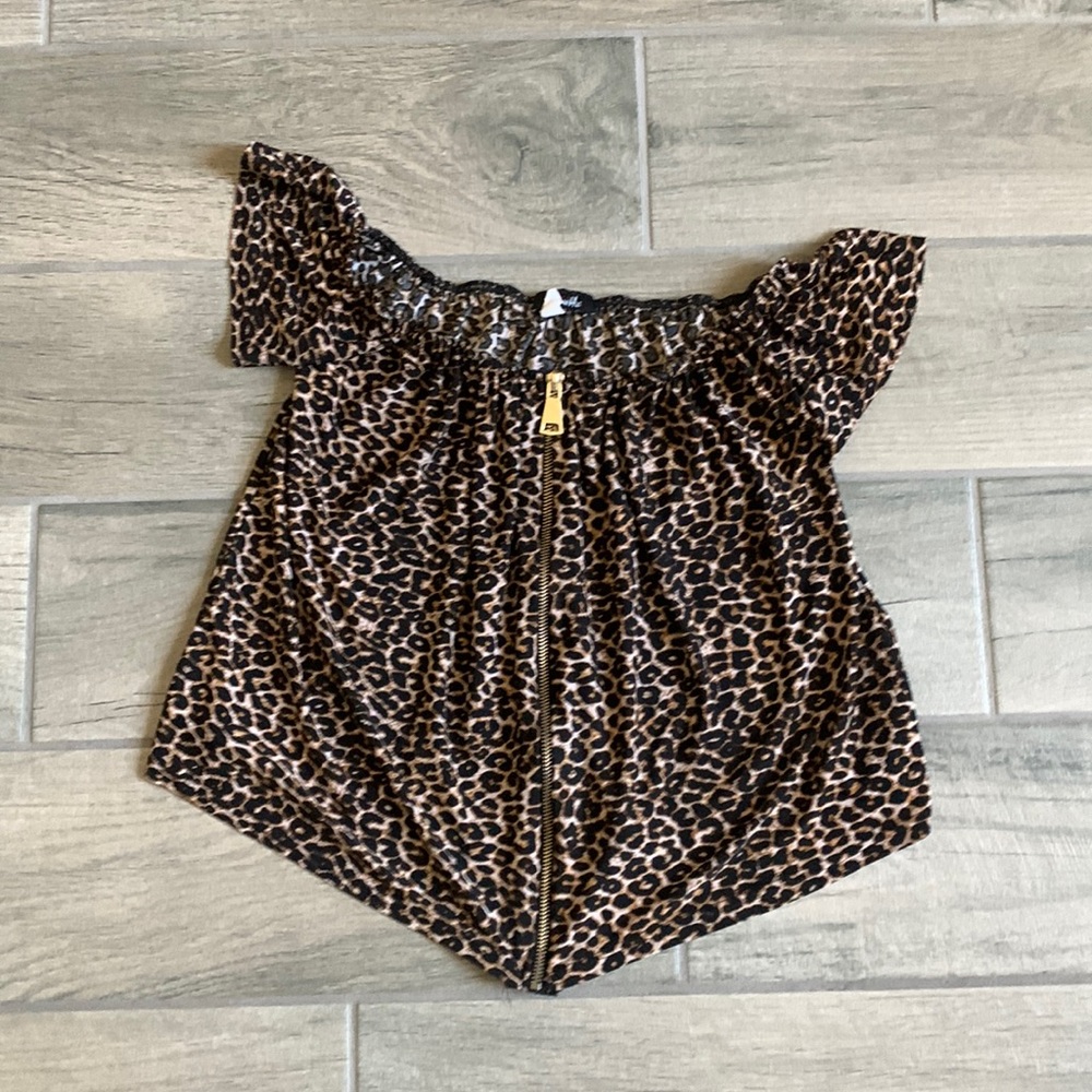 Minette leopard blouse